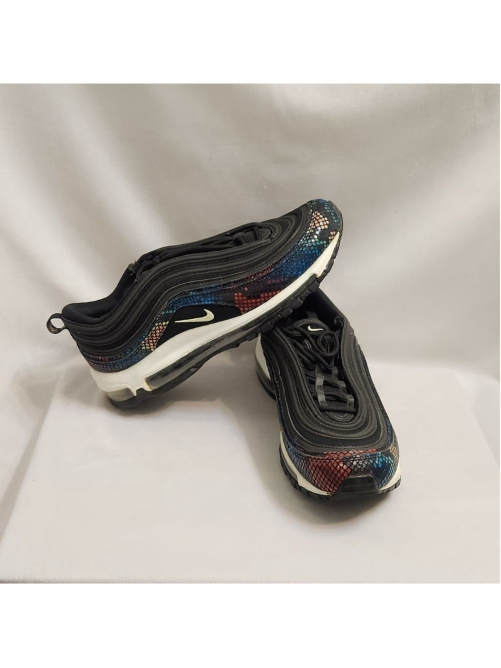Nike Air Max 97 SE Rainbow Snake Print Sneakers (w size 9.5)
